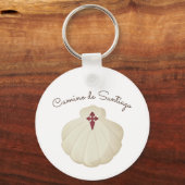 Symbool van de Camino de Santiago Sleutelhanger (Voorkant)