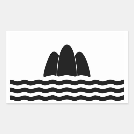 symbool van de eilandprovincie Gozo Malta Rechthoekige Sticker (Voorkant)