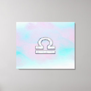 Symbool van de galg Zodiac van de boog Moeder van  Canvas Afdruk