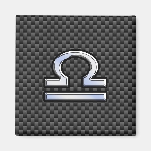 Symbool van de galgdierentuin op het koolstofvezel magneet (Voorkant)