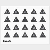 Symbool van de galgdierentuin op het koolstofvezel sticker (Vel)