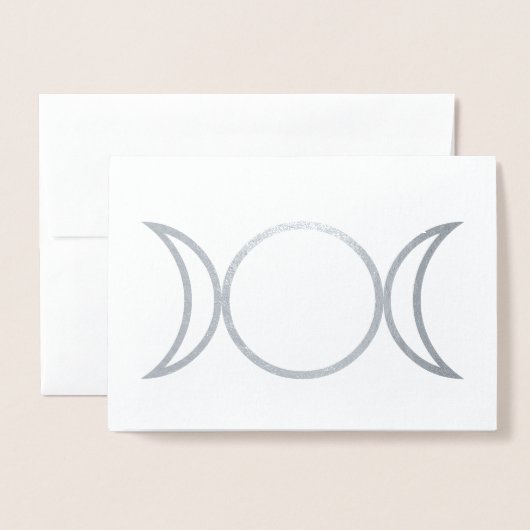 symbool van de gevallen godin folie kaarten (Voorkant met envelop)