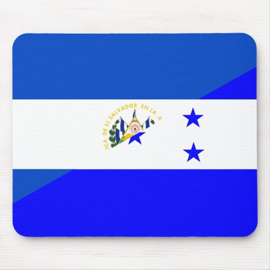 symbool van de halve vlag van el salvador honduras muismat (Voorkant)