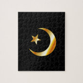 Symbool van de islam-religie legpuzzel (Verticaal)