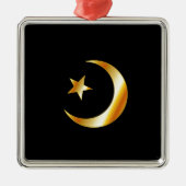 Symbool van de islam-religie metalen ornament (Voorkant)