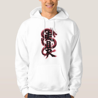 Symbool van de Kracht Dragon Hoodie