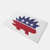 Symbool van de Libertarian Party Deurmat (Schuin)