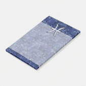 Symbool van de pisces Zodiac op Navy Blue Digital Post-it® Notes (Schuin)