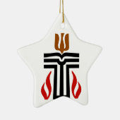 Symbool van de Presbyteriaanse religie Keramisch Ornament (Rechts)