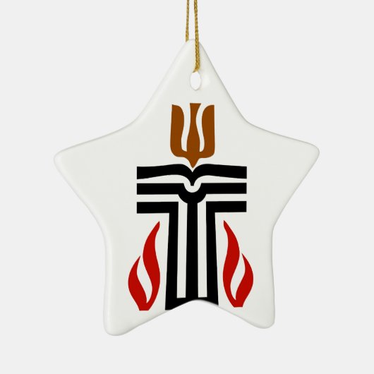 Symbool van de Presbyteriaanse religie Keramisch Ornament (Rechts)