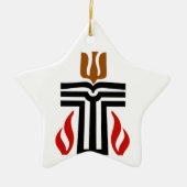 Symbool van de Presbyteriaanse religie Keramisch Ornament (Voorkant)