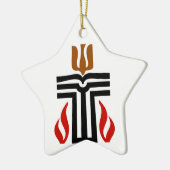 Symbool van de Presbyteriaanse religie Keramisch Ornament (Links)