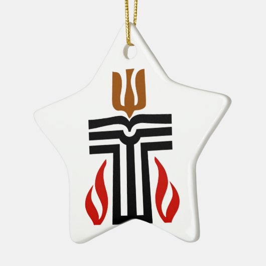 Symbool van de Presbyteriaanse religie Keramisch Ornament (Links)