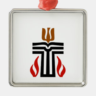 Symbool van de Presbyteriaanse religie Metalen Ornament