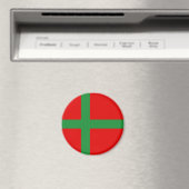 Symbool van de provincie Bornholm Denmark vlaggenr Magneet (Insitu (Vaatwasser))