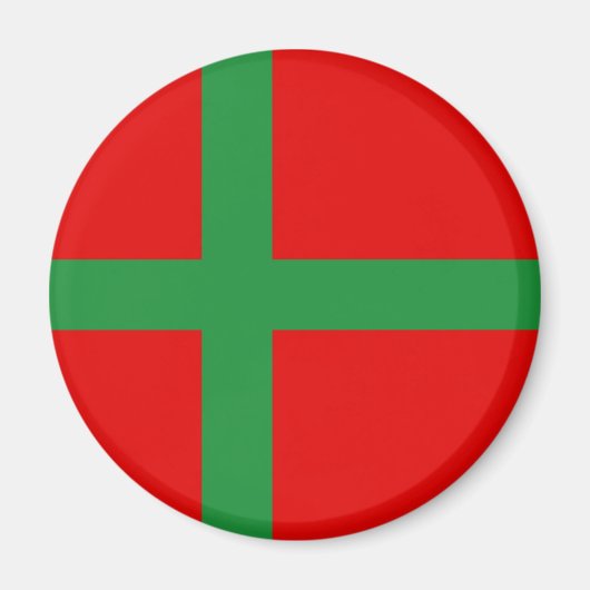 Symbool van de provincie Bornholm Denmark vlaggenr Magneet (Voorkant)