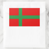 Symbool van de provincie Bornholm Denmark vlaggenr Rechthoekige Sticker (Tas)