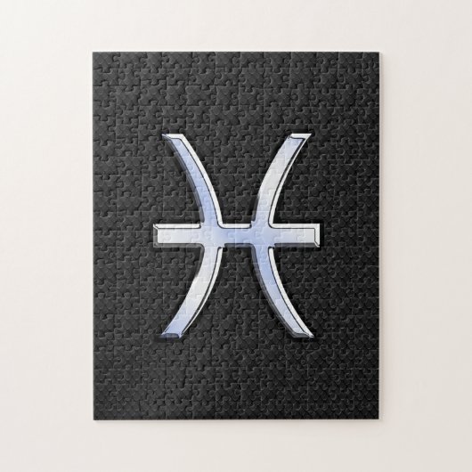 Symbool van de ringzegen op zwarte slang legpuzzel (Verticaal)