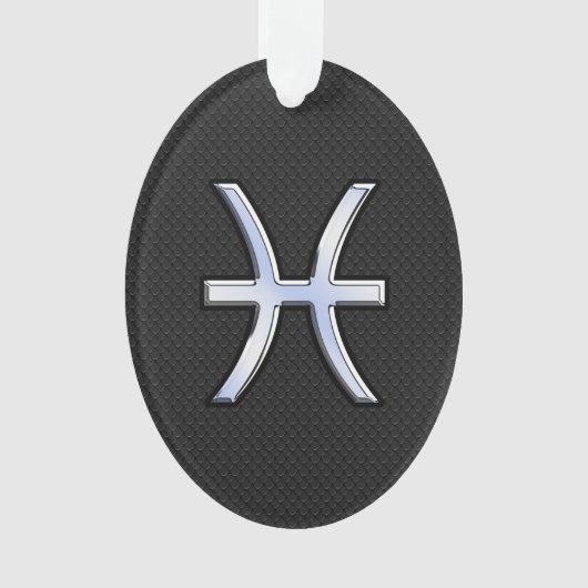 Symbool van de ringzegen op zwarte slang ornament (voorkant)