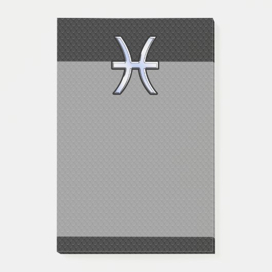 Symbool van de ringzegen op zwarte slang post-it® notes (Voorkant)