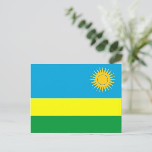 symbool van de rwanda - staat briefkaart (Staand voorkant)
