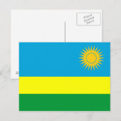 symbool van de rwanda - staat briefkaart (Voorkant / Achterkant)