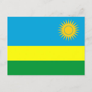 symbool van de rwanda - staat briefkaart