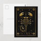 symbool van de Schorpioen-dierenriem Briefkaart (Voorkant / Achterkant)