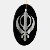 Symbool van de Sikhisme-religie Keramisch Ornament (Rechts)