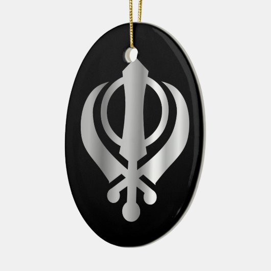 Symbool van de Sikhisme-religie Keramisch Ornament (Links)