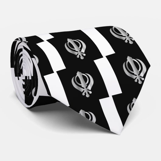 Symbool van de Sikhisme-religie Stropdas (Opgerold)