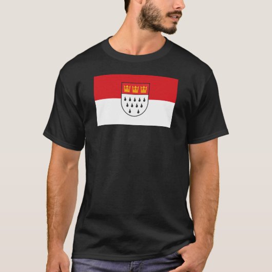 Symbool van de stadsvlag van Koln T-shirt (Voorkant)