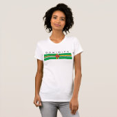 symbool van de vlag van een dominica - land t-shirt (Voorkant volledig)