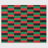 Symbool van de vlag van een pan-Afrikaans land/Uni Cadeaupapier (Vlak)