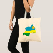 symbool van de vlag van rwanda - land tote bag (Voorkant (product))
