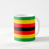 symbool van de vlag van zimbabwe koffiemok (Voorkant rechts)