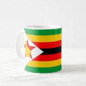 symbool van de vlag van zimbabwe koffiemok (Voorkant links)