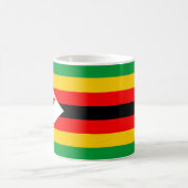 symbool van de vlag van zimbabwe koffiemok (Center)