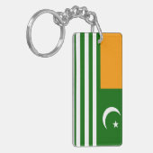 symbool van de vlaggenprovincie van het land kashm sleutelhanger (Voorkant Links)