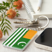 symbool van de vlaggenprovincie van het land kashm sleutelhanger (Voorkant Rechts)