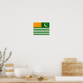 symbool van de vlaggenprovincie van kashmir poster (Keuken)