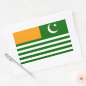 symbool van de vlaggenprovincie van kashmir rechthoekige sticker (Envelop)