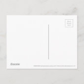 Symbool van de vrouw over concentrische cirkels briefkaart (Achterkant)