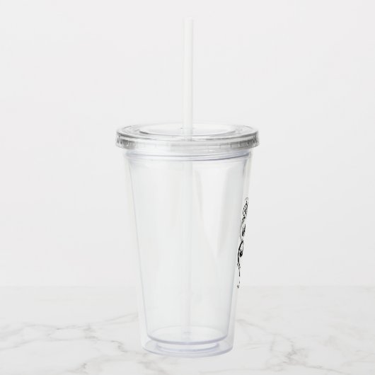 Symbool van de Weegdierentuin Acryl Drinkbeker (Rechts)