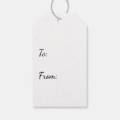 Symbool van de Weegdierentuin Cadeaulabel (Achterkant)