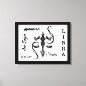 Symbool van de Weegdierentuin Canvas Afdruk (Voorkant)