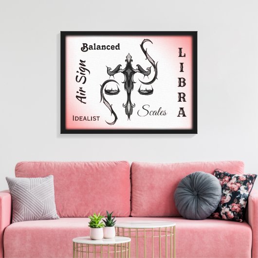 Symbool van de Weegdierentuin Canvas Afdruk (Insitu (Woonkamer))