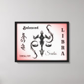 Symbool van de Weegdierentuin Canvas Afdruk (Voorkant)