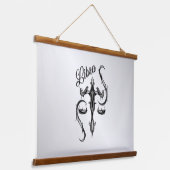 Symbool van de Weegdierentuin Hangend Wandkleed (Gebogen)