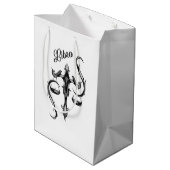 Symbool van de Weegdierentuin Medium Cadeauzakje (Achterkant Gekanteld)